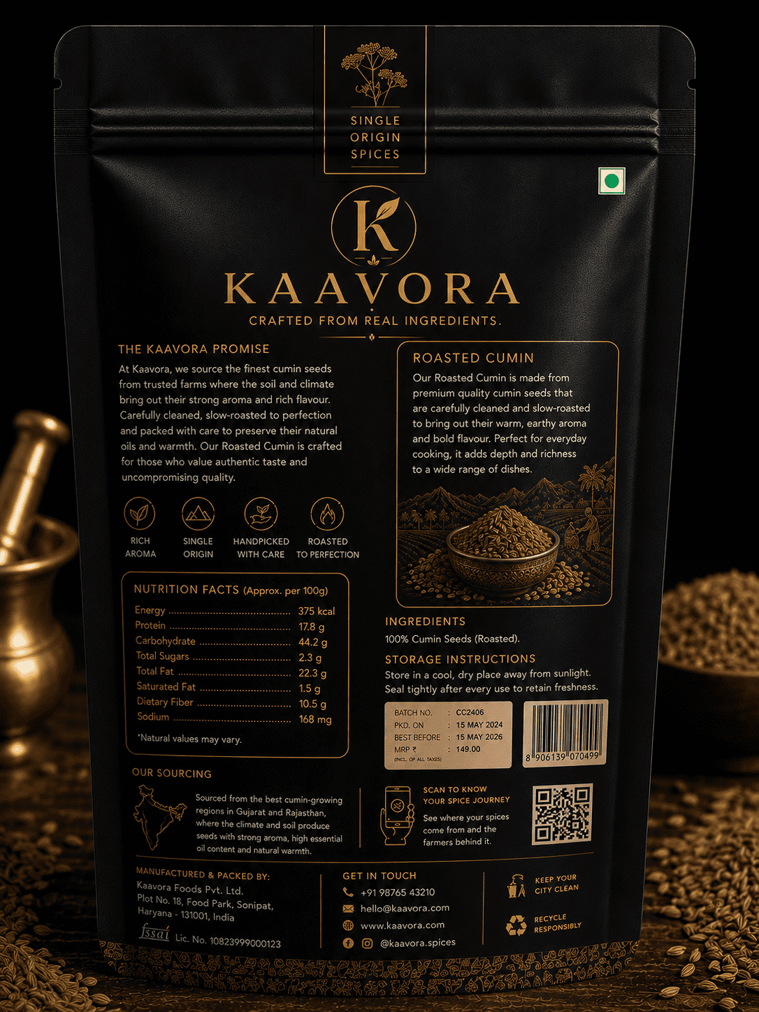 Roasted Cumin Powder | Premium Jeera Powder for Everyday Cooking | KAAVORA - Image 3
