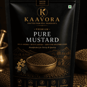 KAAVORA Pure Mustard Seeds (Rai) for traditional Indian cooking and tempering.